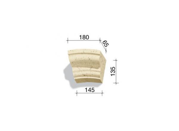 Arched element 735-X3 – 739-X3 – R1450